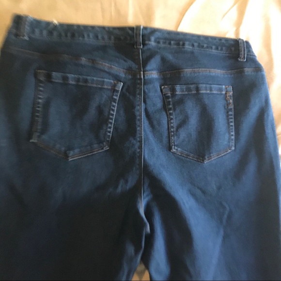 Plus Size Style & Co Tummy Control Boot Cut Jeans - Picture 4 of 5